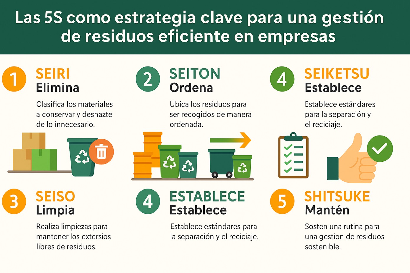 LAS 5S GESTION RESIDUOS