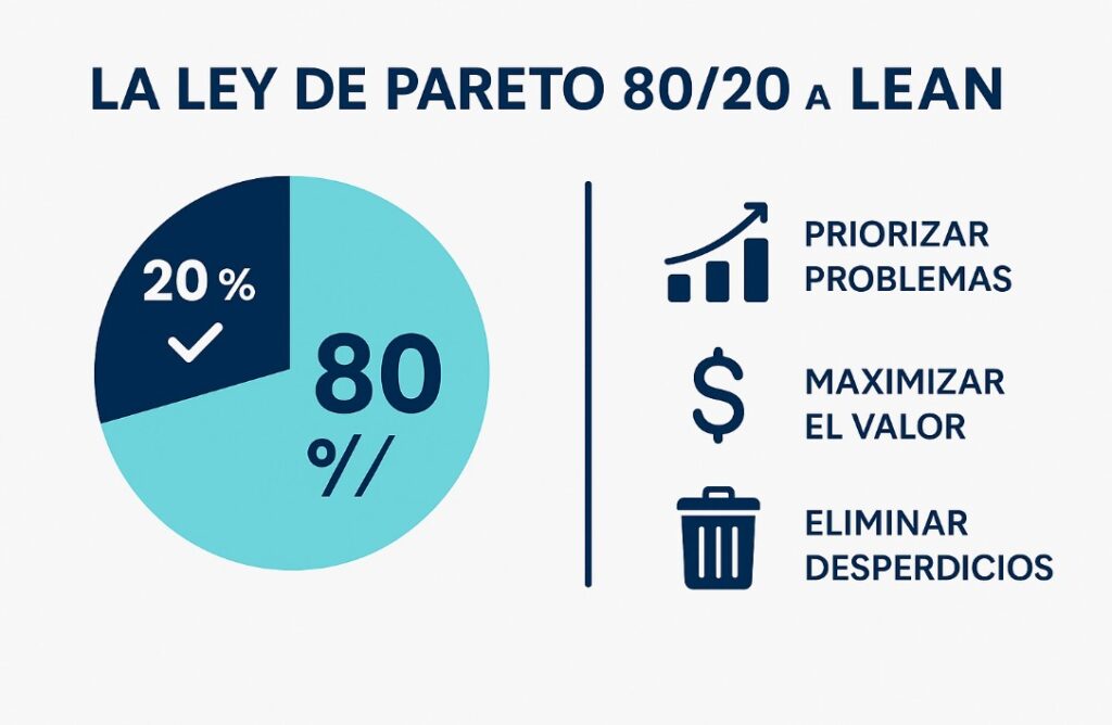 ley pareto lean manufacturing