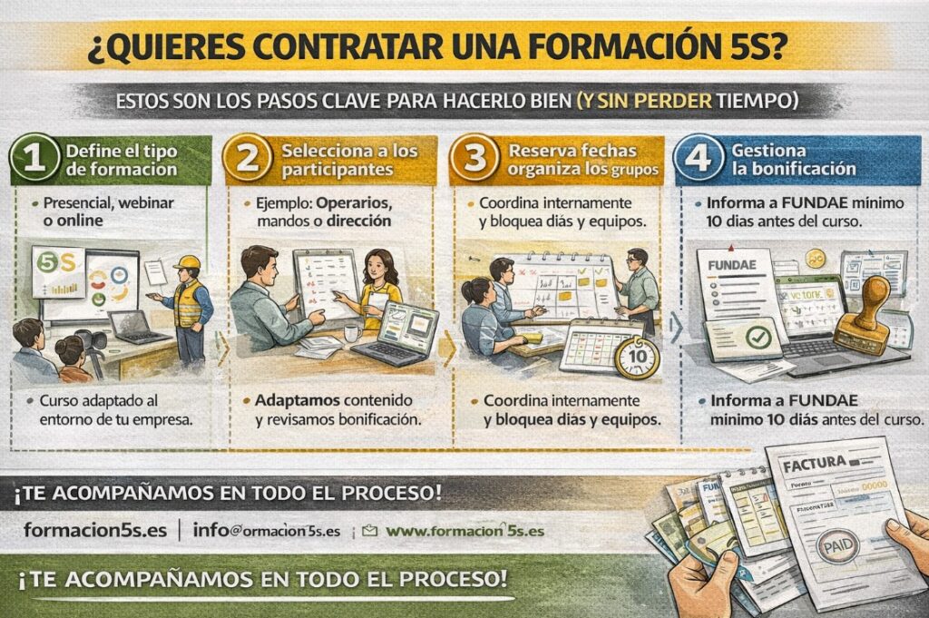 CONTRATAR FORMACION 5S PASO A PASO