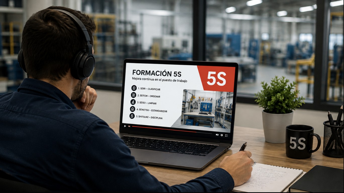 Curso 5S en producción para mejorar el orden, la seguridad y la productividad